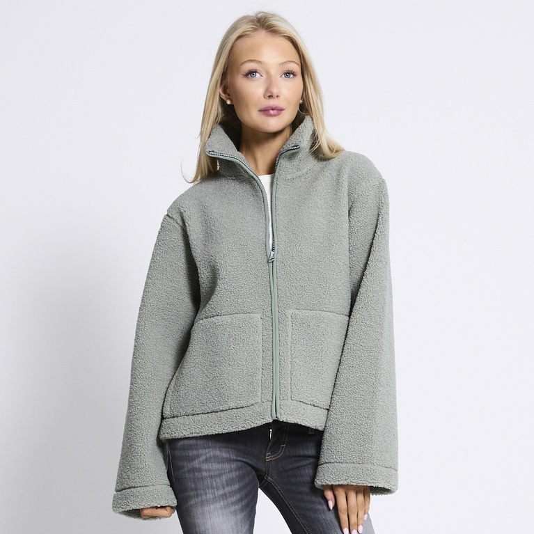 Pile jacket "Maxime" Light Army Green